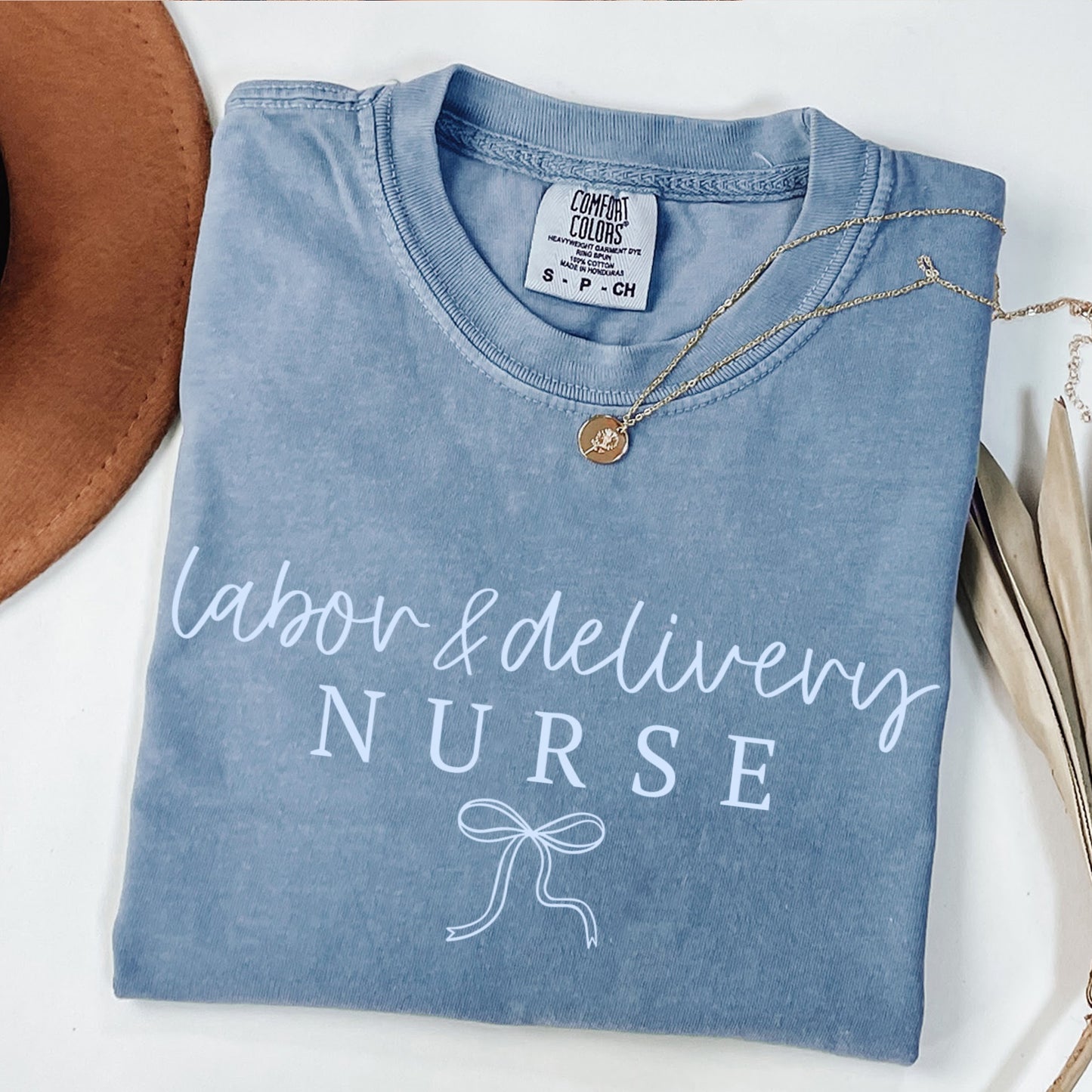 Bow Labor and Delivery Nurse Shirt