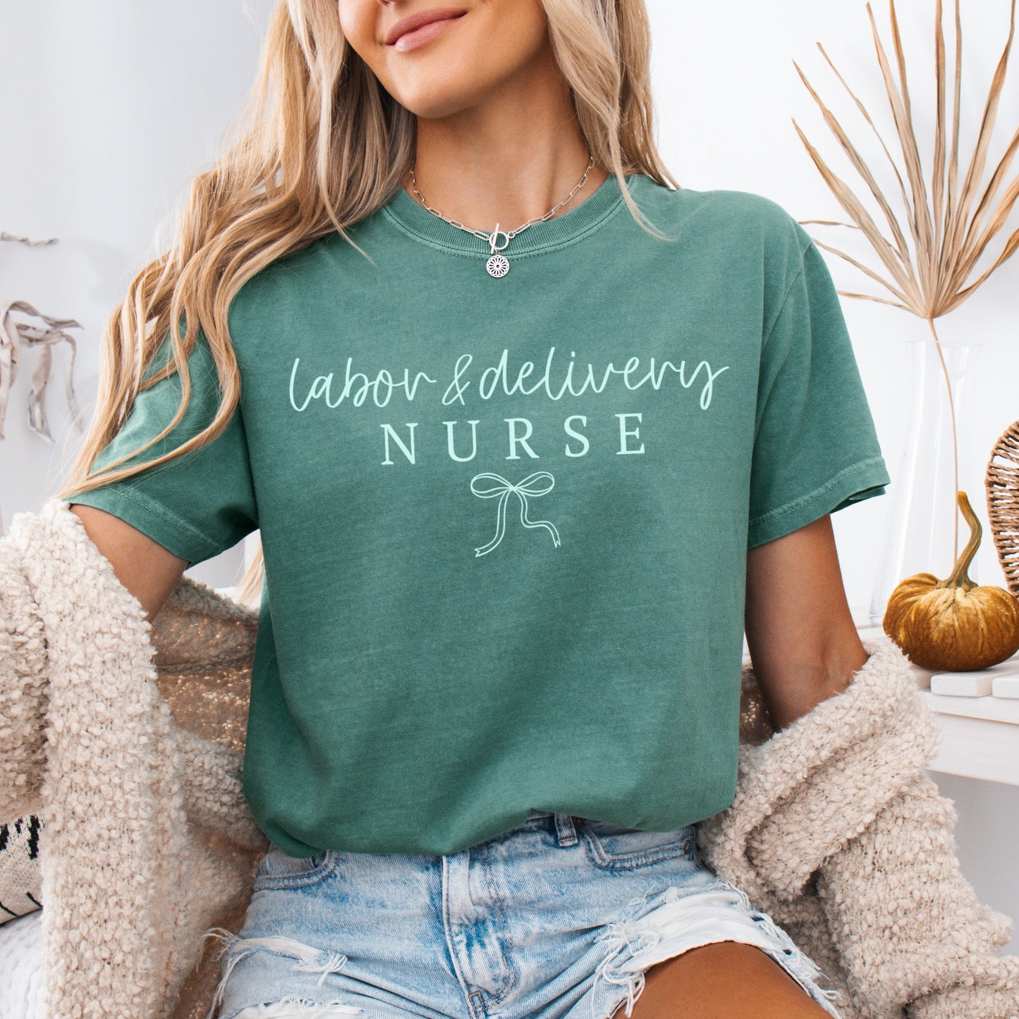 Bow Labor and Delivery Nurse Shirt