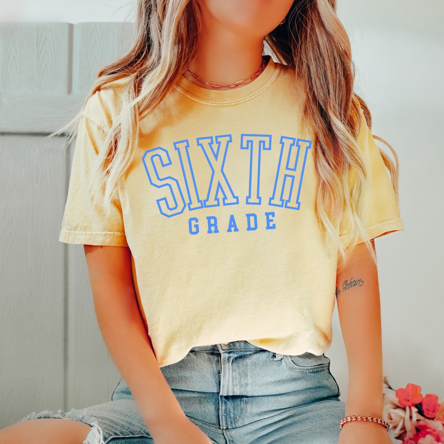 Neon Sixth Grade Shirt