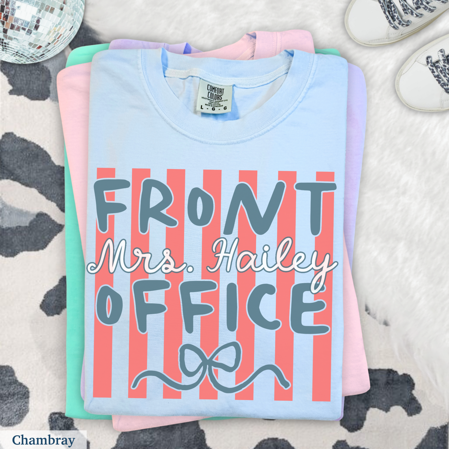 Custom Stripes Front Office Shirt