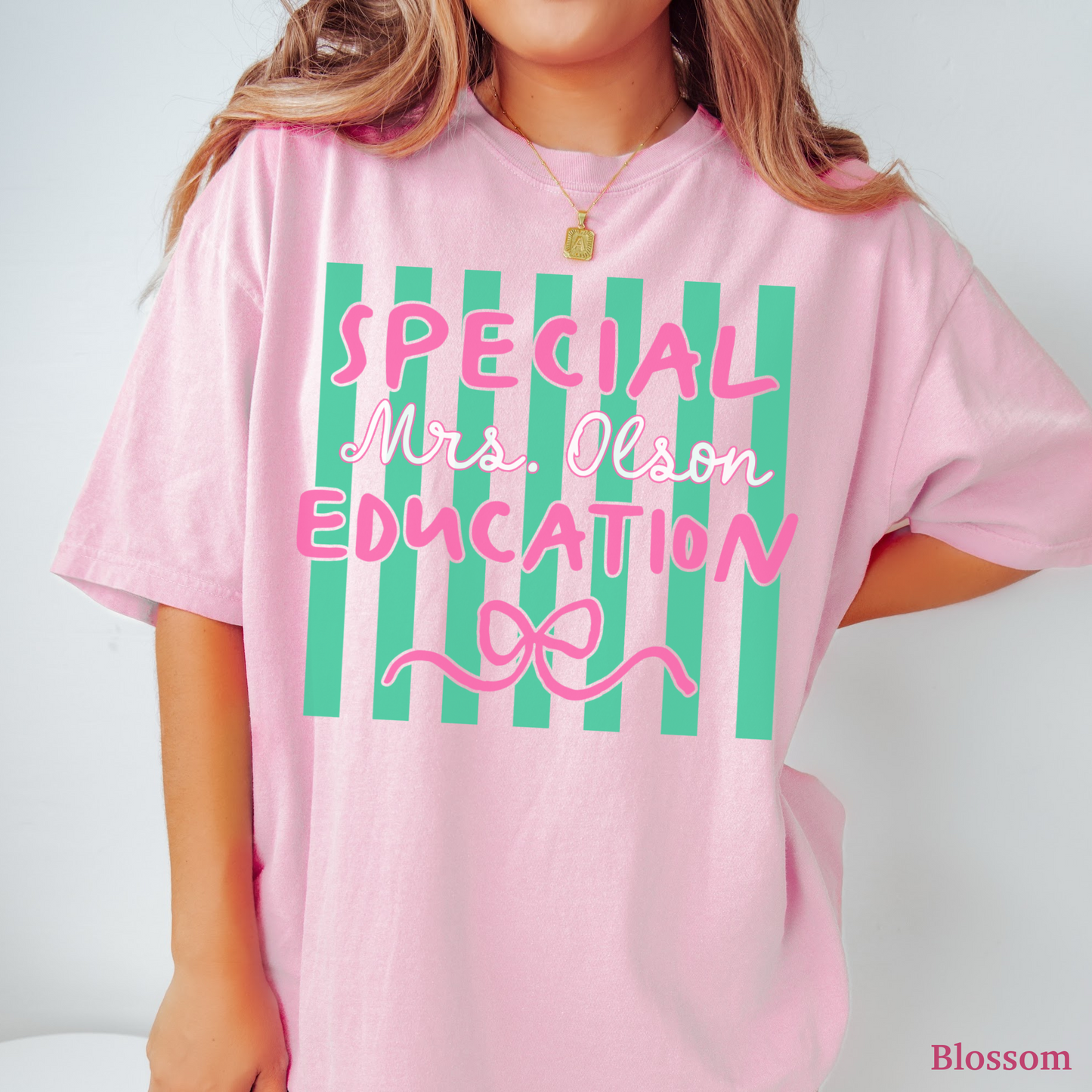 Custom Stripes Special Education Shirt
