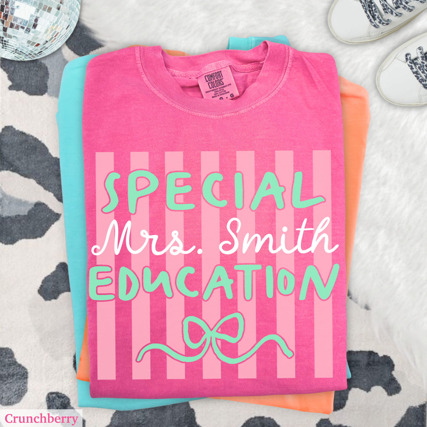 Custom Stripes Special Education Shirt