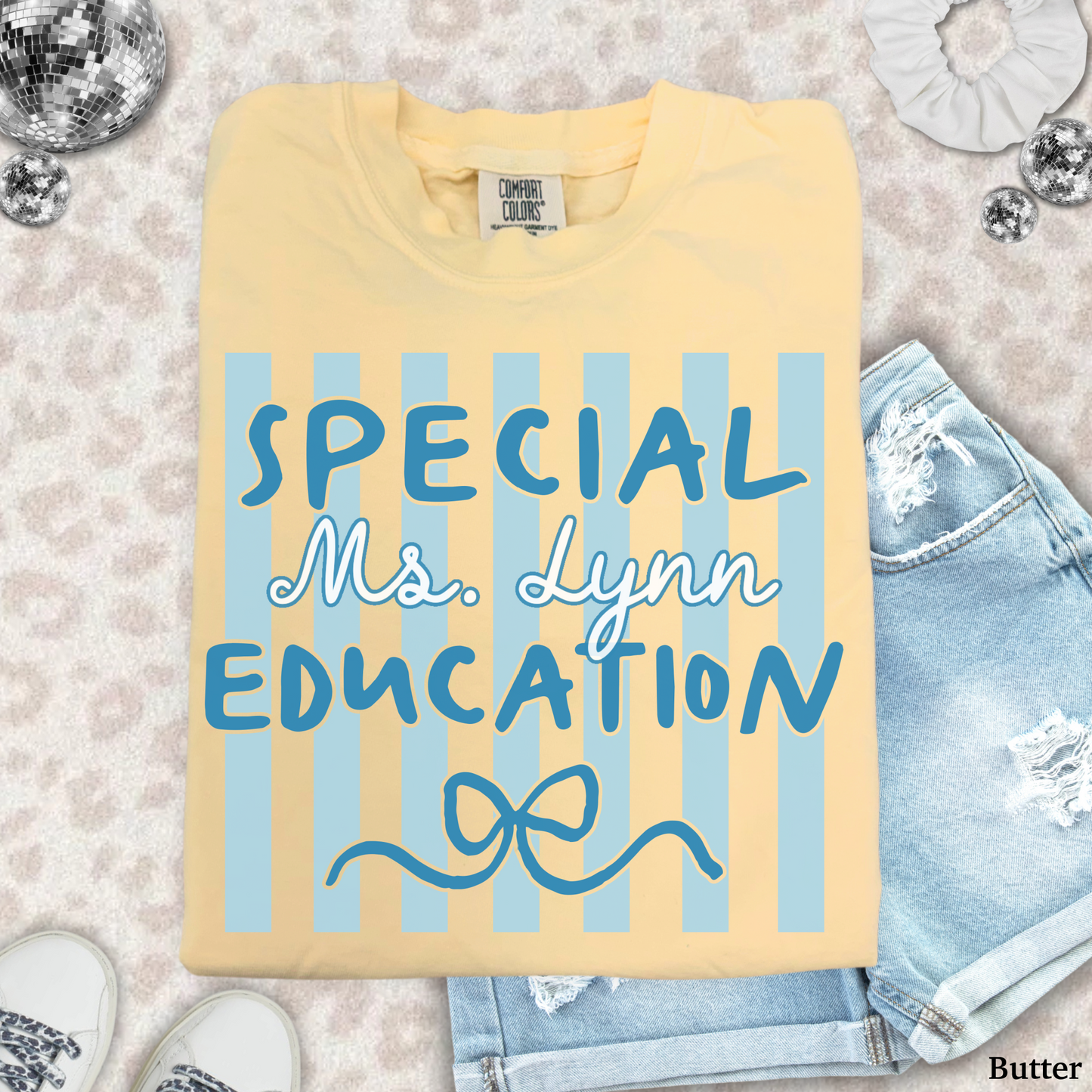 Custom Stripes Special Education Shirt