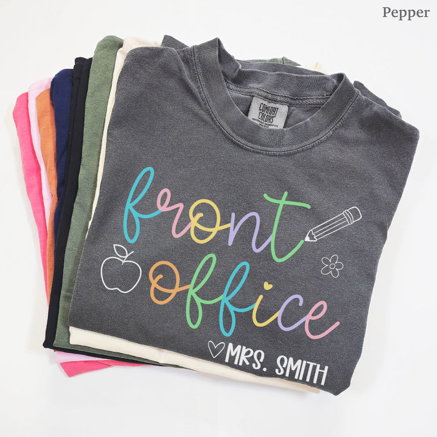 Pastel Pop Custom Front Office Shirt