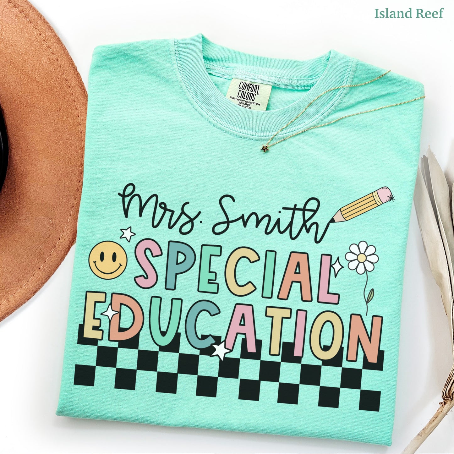 Checkered Special Education Custom Shirt