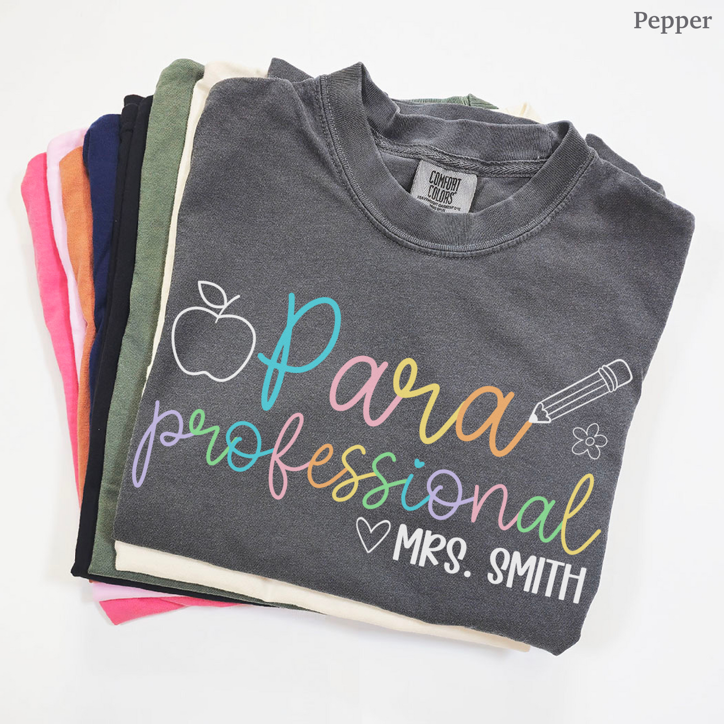 Pastel Pop Custom Paraprofessional Shirt
