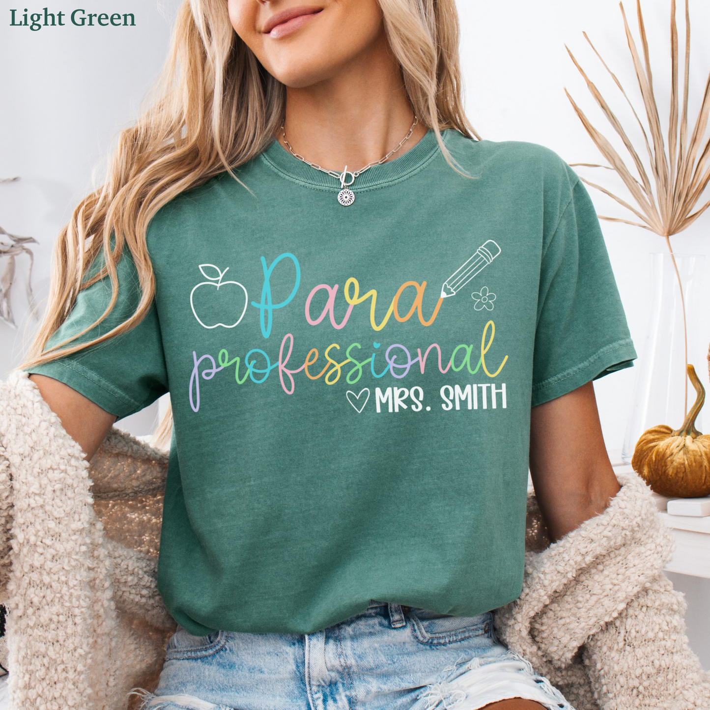 Pastel Pop Custom Paraprofessional Shirt