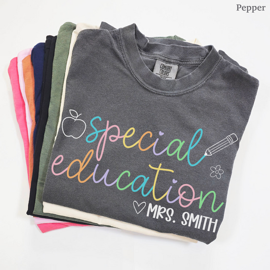 Pastel Pop Special Education Custom Shirt