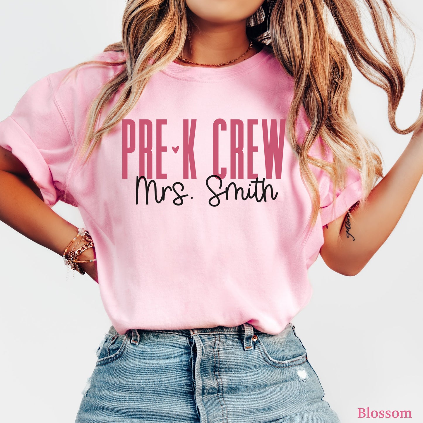 Teach in Color Pre-K Crew Custom Shirt