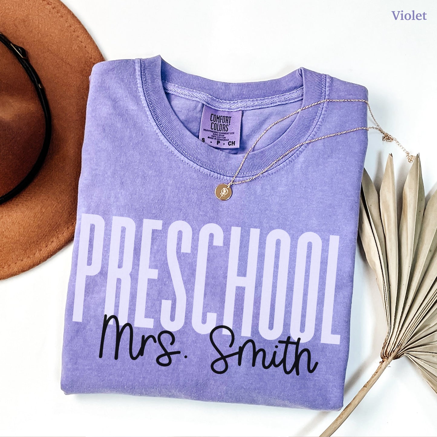 Teach in Color Preschool Teacher Custom Shirt
