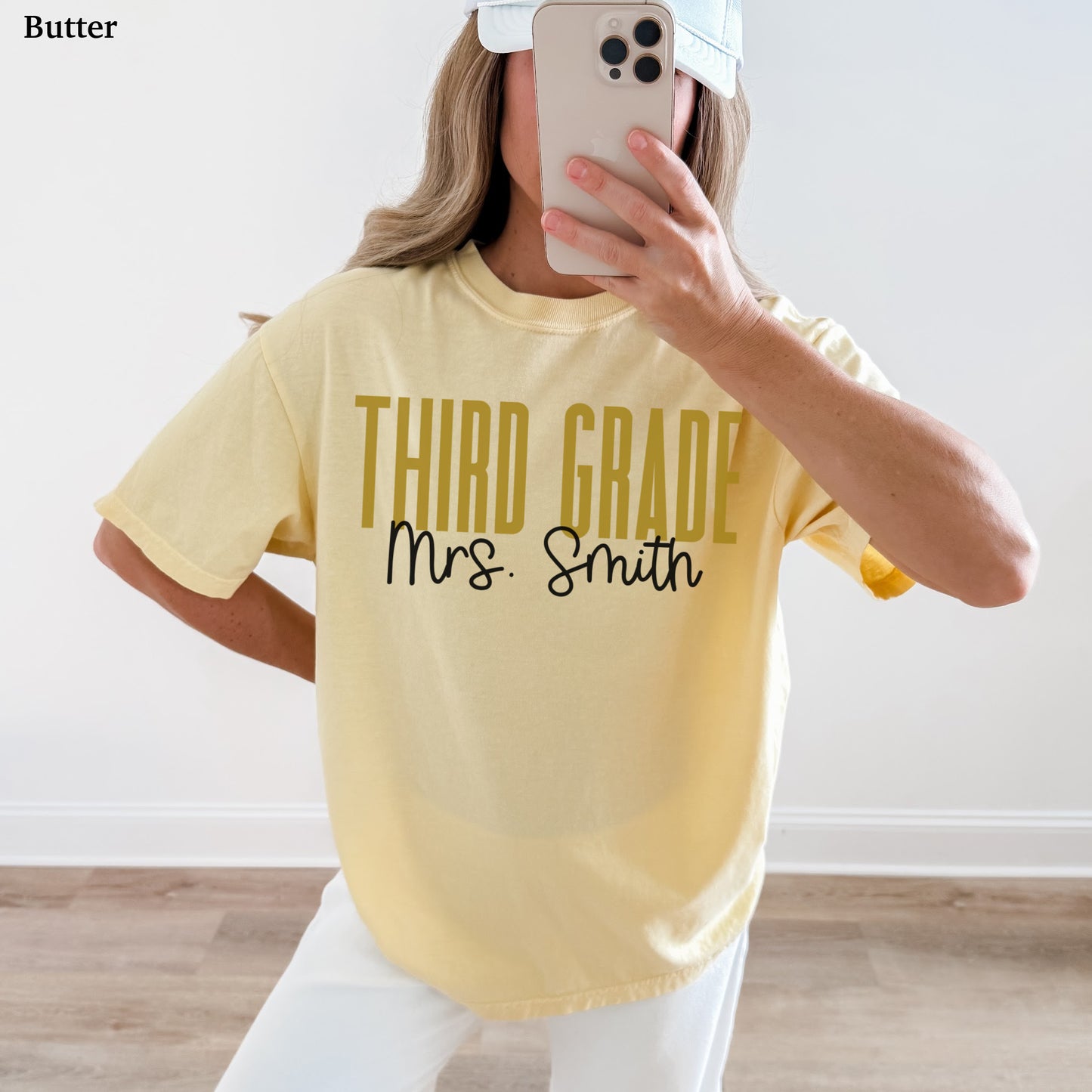 Teach in Color Third Grade Teacher Custom Shirt