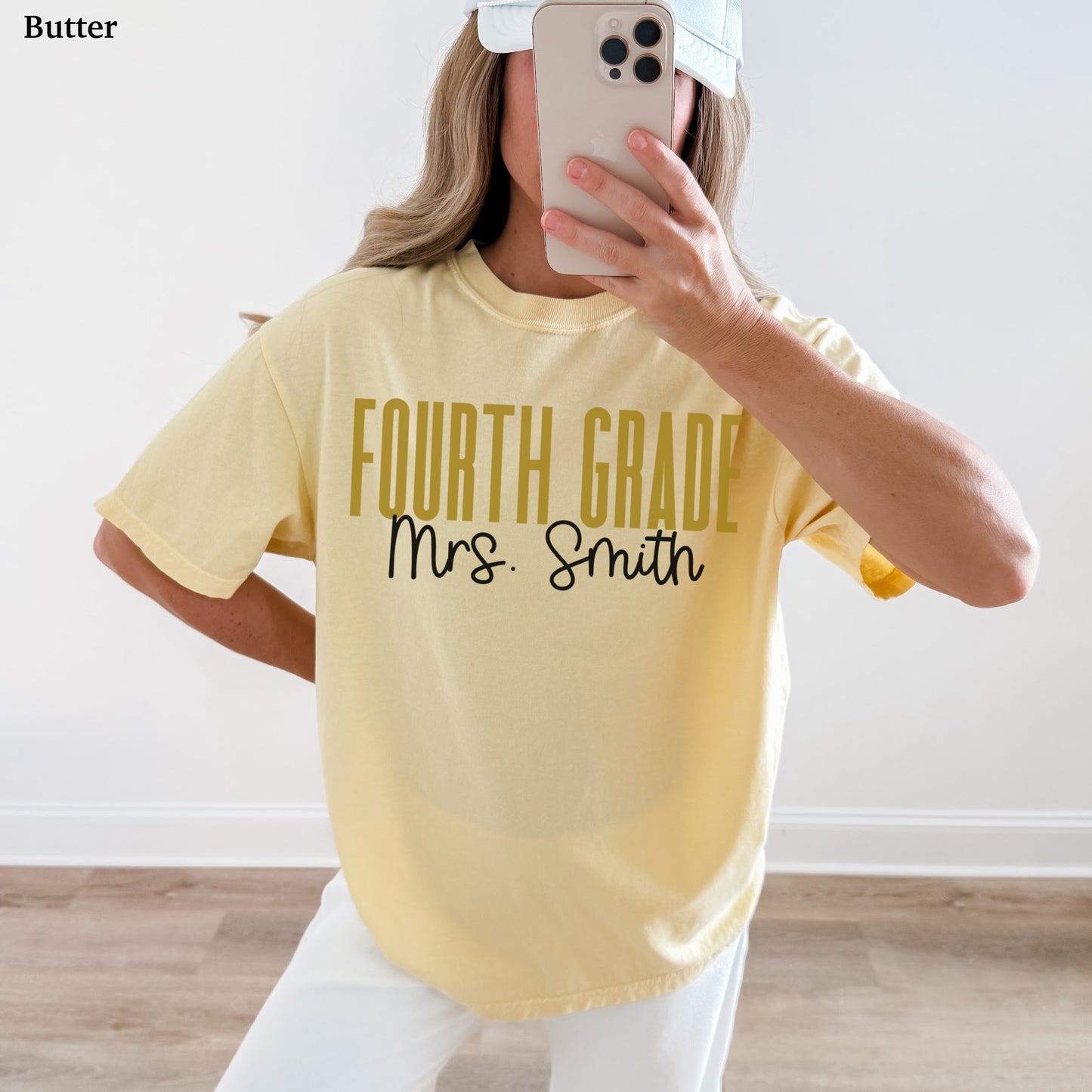 Teach in Color Fourth Grade Teacher Custom Shirt