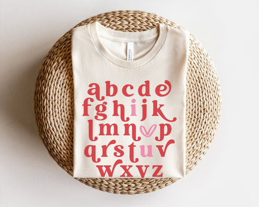 ABC I LOVE YOU Shirt