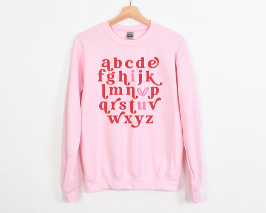 ABC I LOVE YOU Sweatshirt