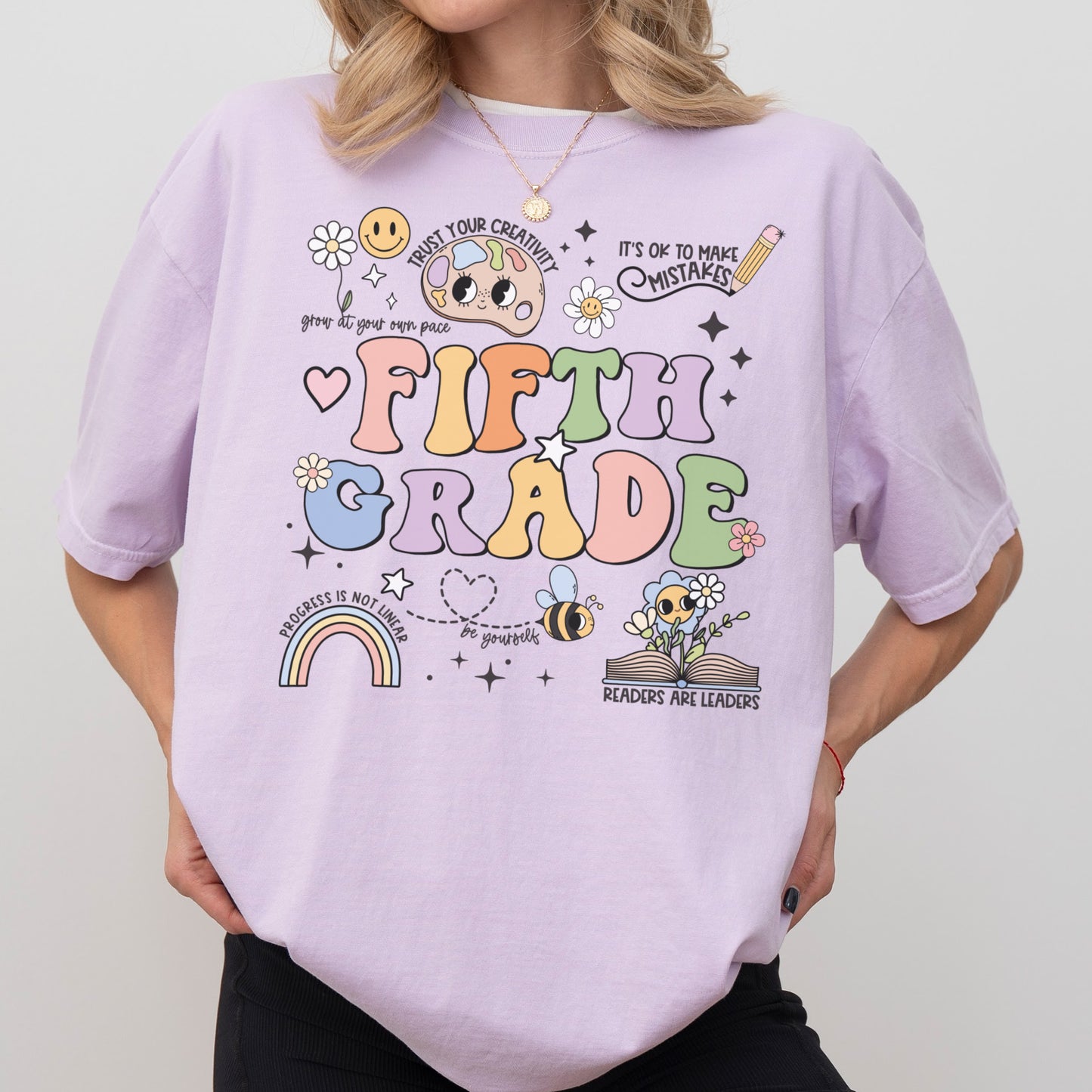 Comfort Colors® 'Affirmations' Fifth Grade Shirt