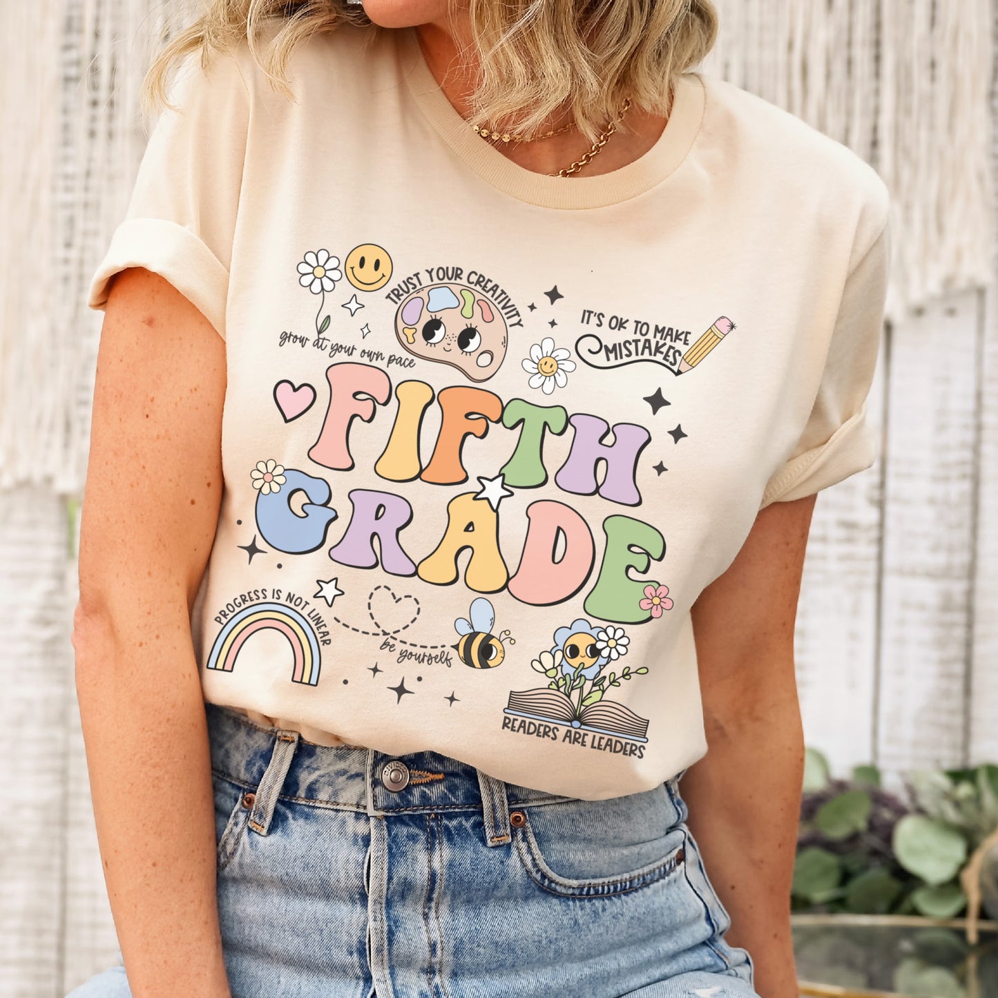 'Affirmations' Fifth Grade Shirt