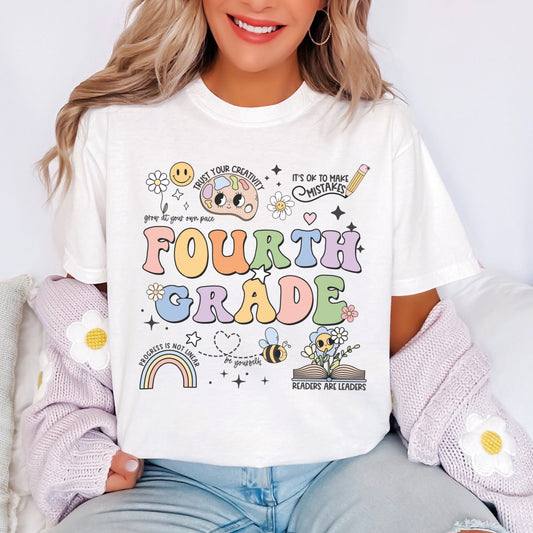 Comfort Colors® 'Affirmations' Fourth Grade Shirt