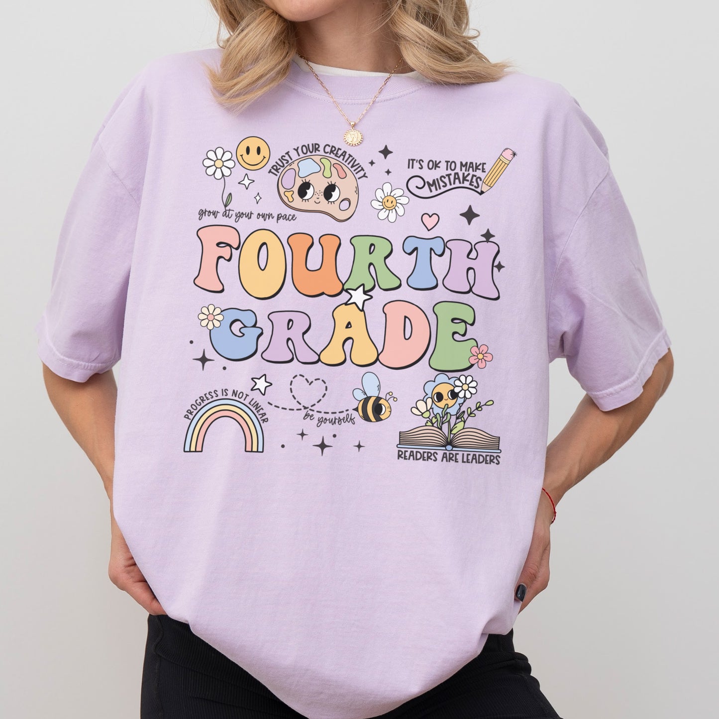 Comfort Colors® 'Affirmations' Fourth Grade Shirt