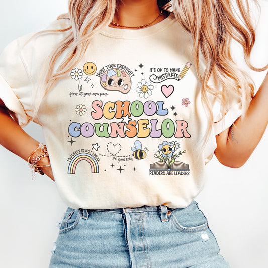 Comfort Colors® 'Affirmations' School Counselor Shirt