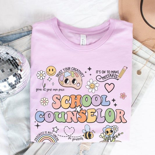 'Affirmations' School Counselor Shirt