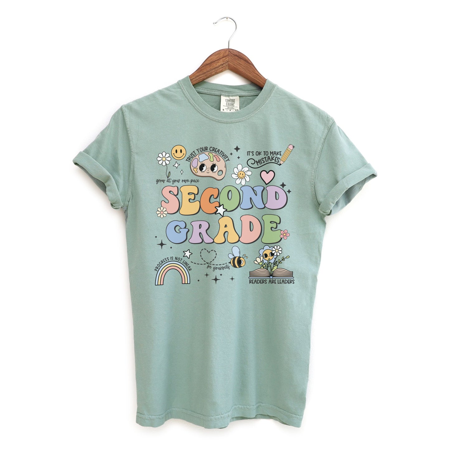 Comfort Colors® 'Affirmations' Second Grade Shirt