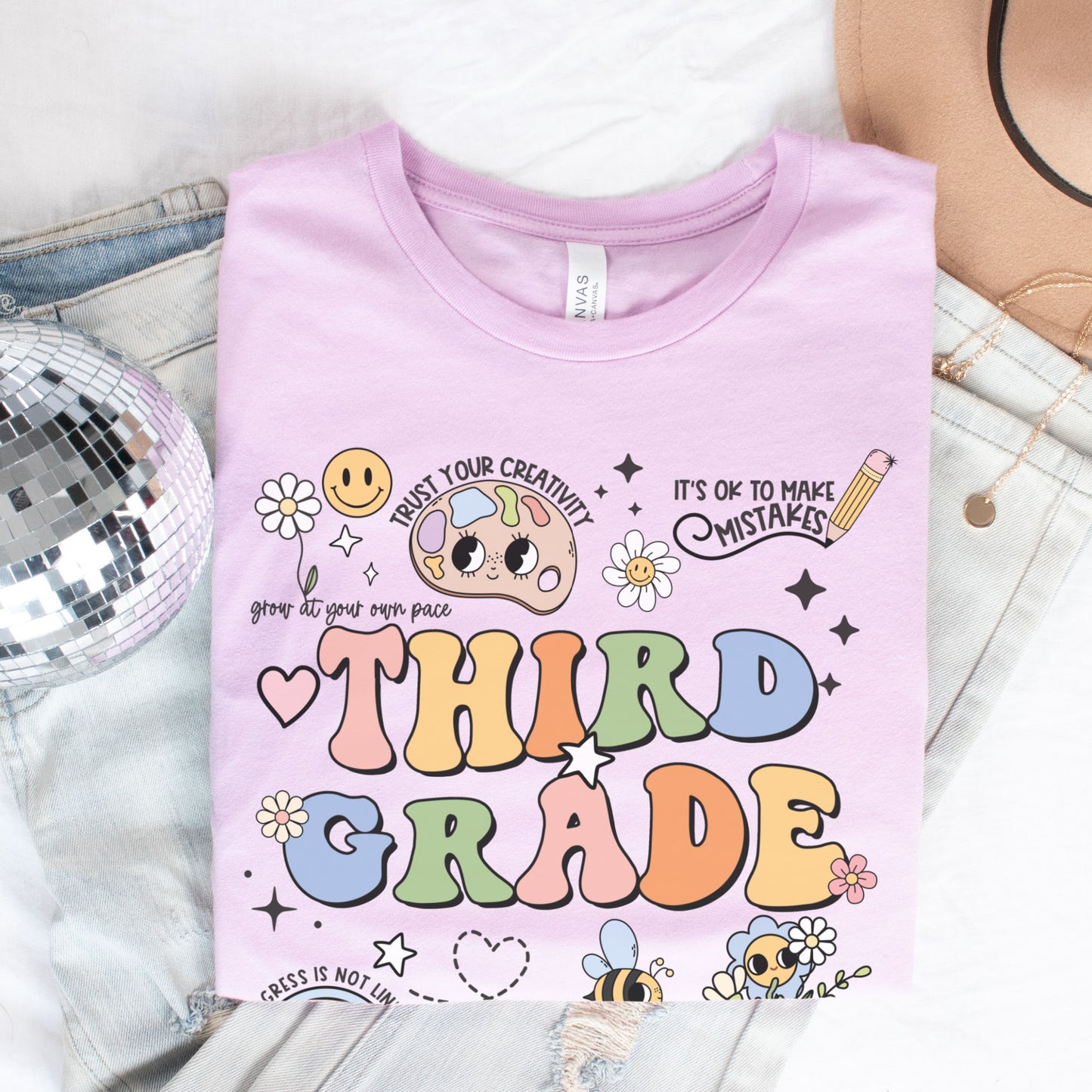 'Affirmations' Third Grade Shirt