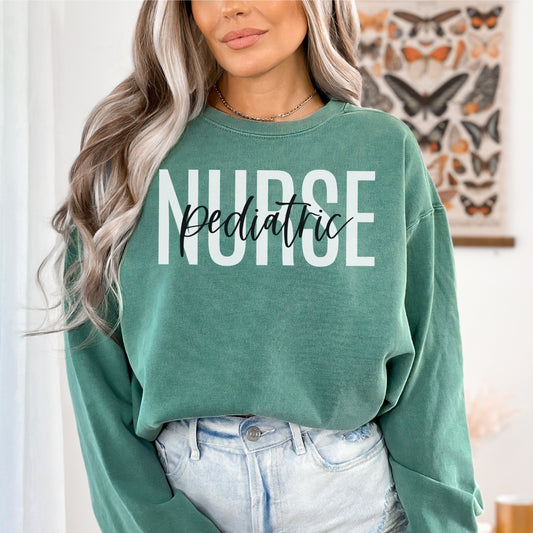 Comfort Colors® Pediatric Nurse Sweatshirt