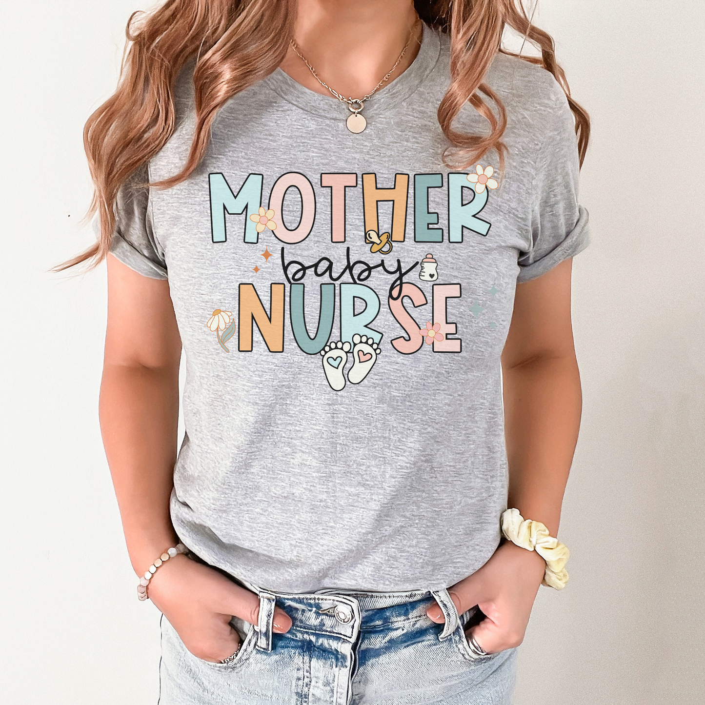 Groovy Mother Baby Nurse Shirt