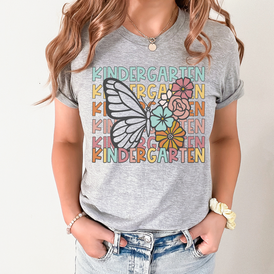 Butterfly Repeat Kindergarten Shirt