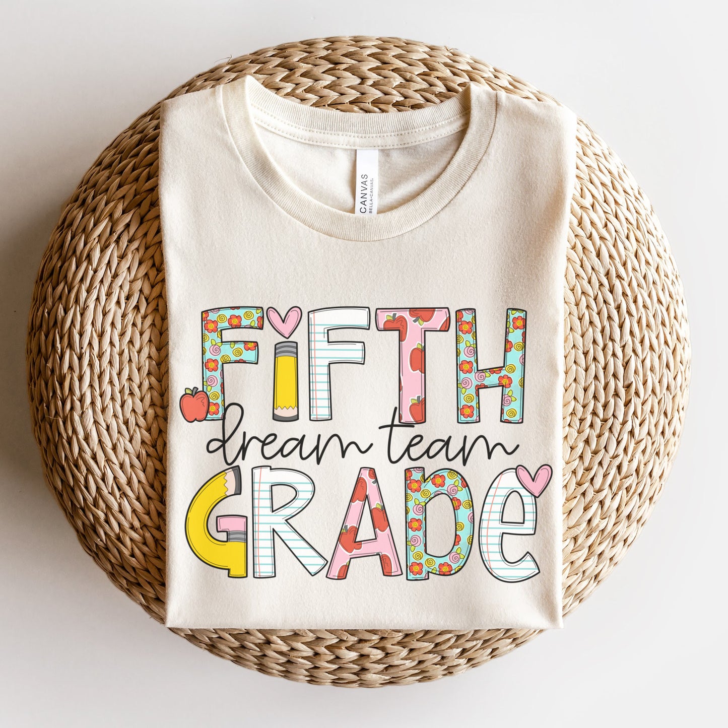 'Back to School' Fifth Grade Dream Team Shirt