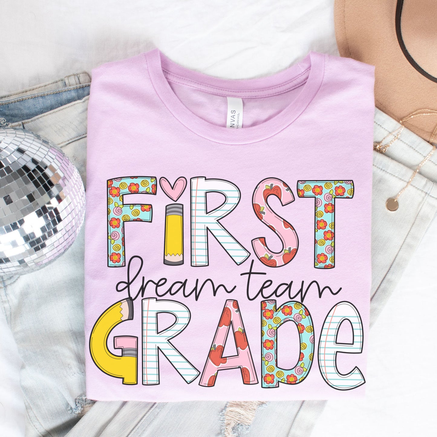 'Back to School' First Grade Dream Team Shirt