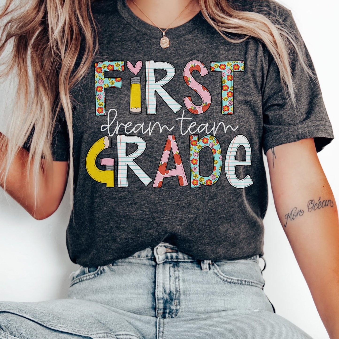 'Back to School' First Grade Dream Team Shirt