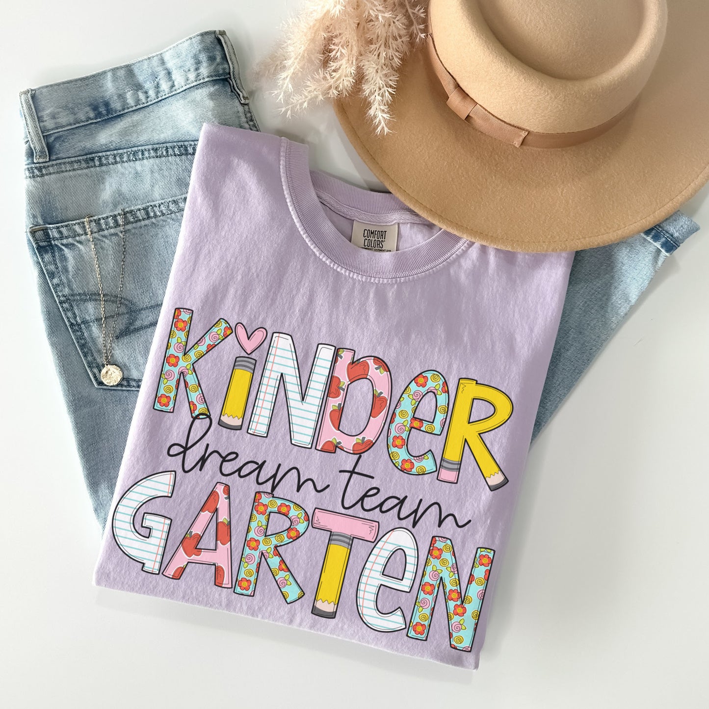 Comfort Colors® 'Back to School' Kindergarten Dream Team Shirt