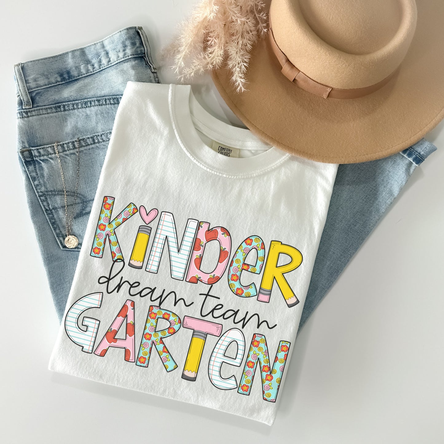 Comfort Colors® 'Back to School' Kindergarten Dream Team Shirt