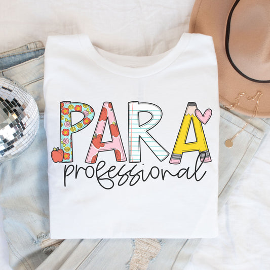 'Back to School' Paraprofessional Shirt