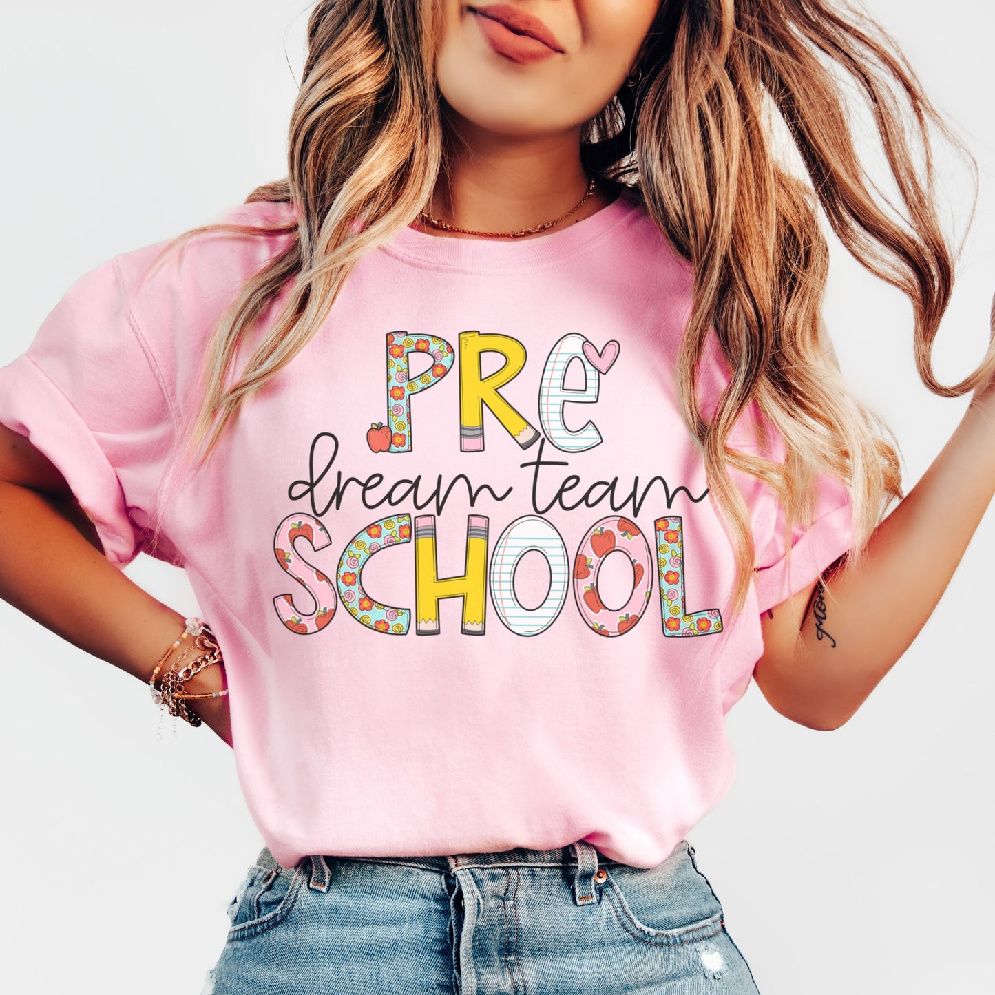 Comfort Colors® 'Back to School' Preschool Dream Team Shirt