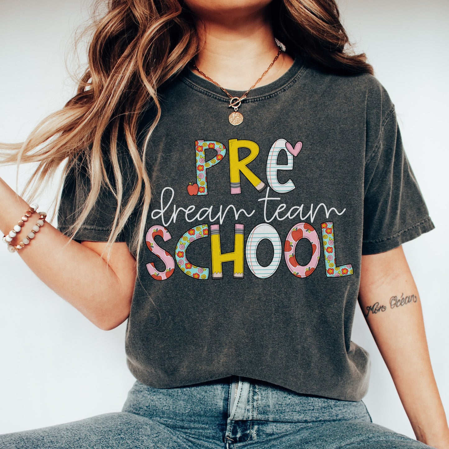 Comfort Colors® 'Back to School' Preschool Dream Team Shirt