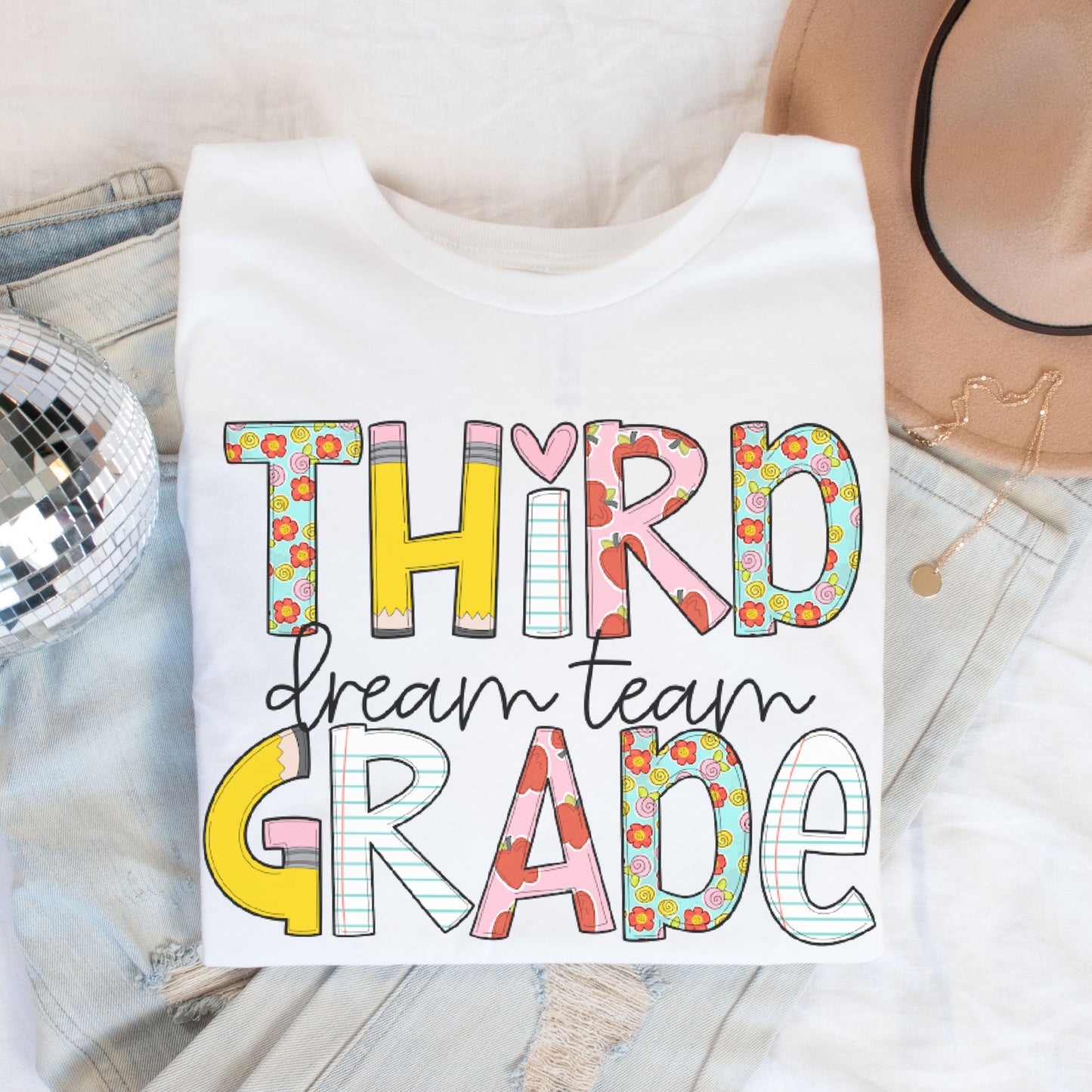 'Back to School' Third Grade Dream Team Shirt