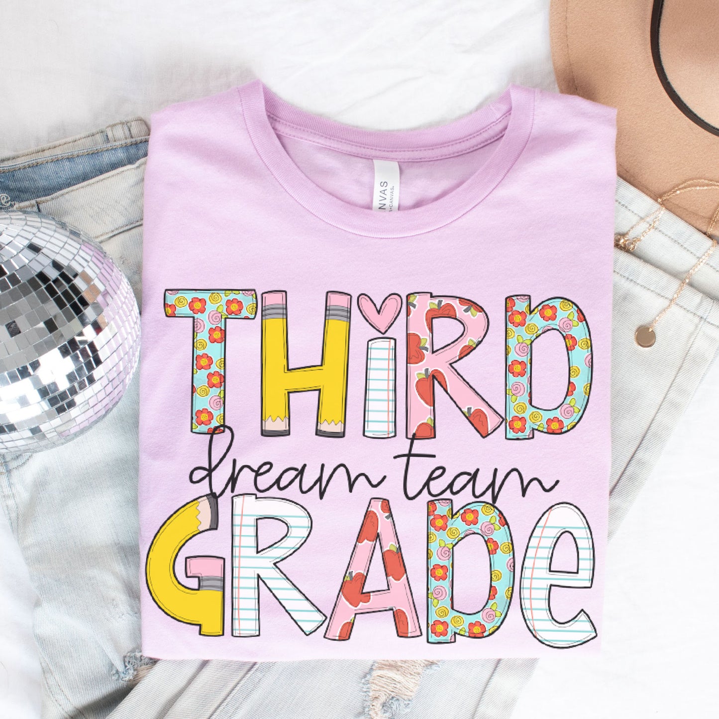 'Back to School' Third Grade Dream Team Shirt