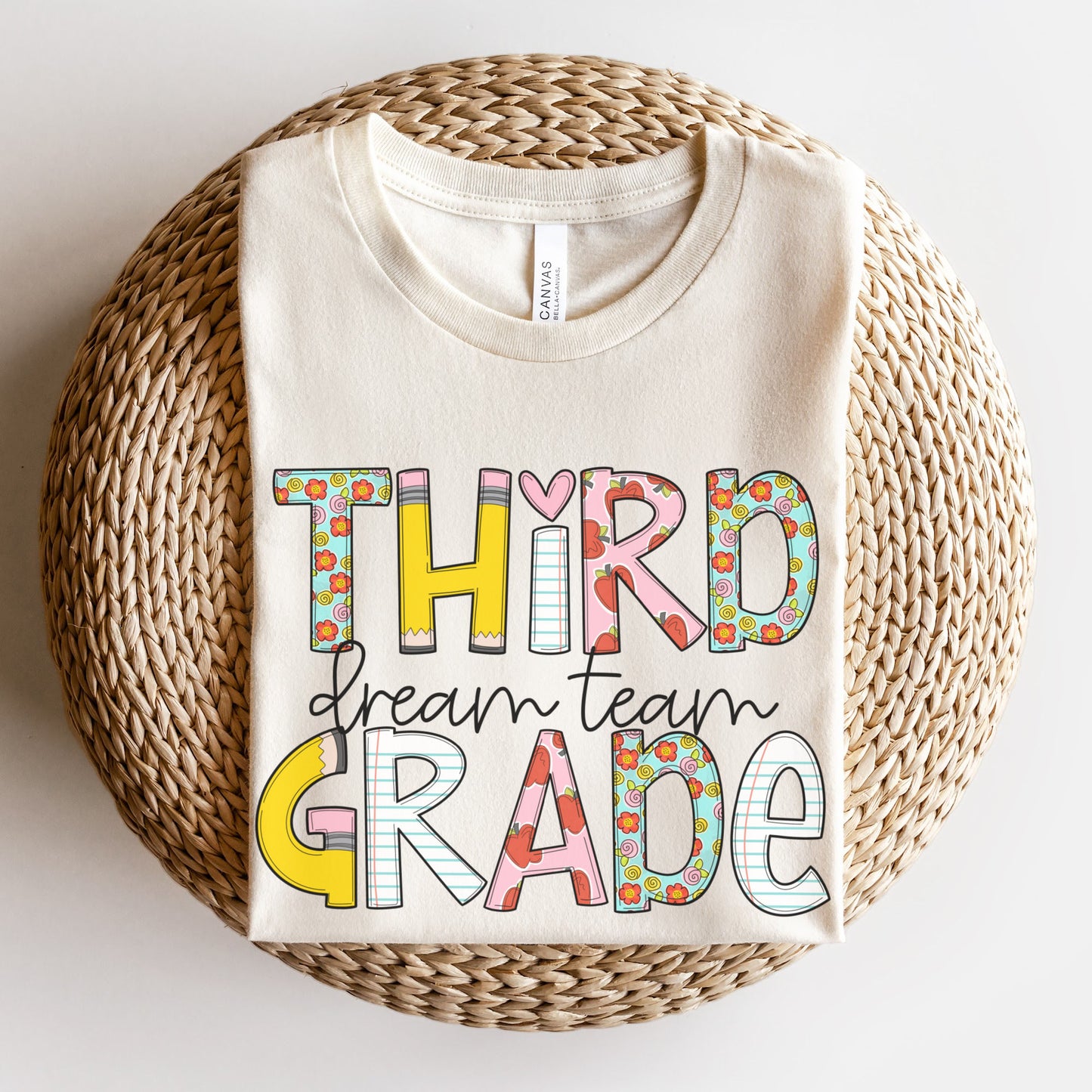 'Back to School' Third Grade Dream Team Shirt