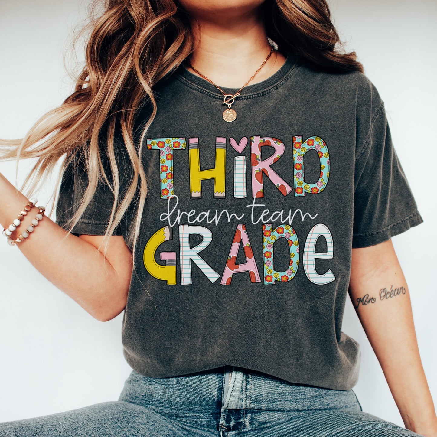 Comfort Colors® 'Back to School' Third Grade Dream Team Shirt