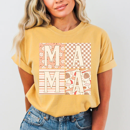 Comfort Colors® Baseball Mama Square Shirt