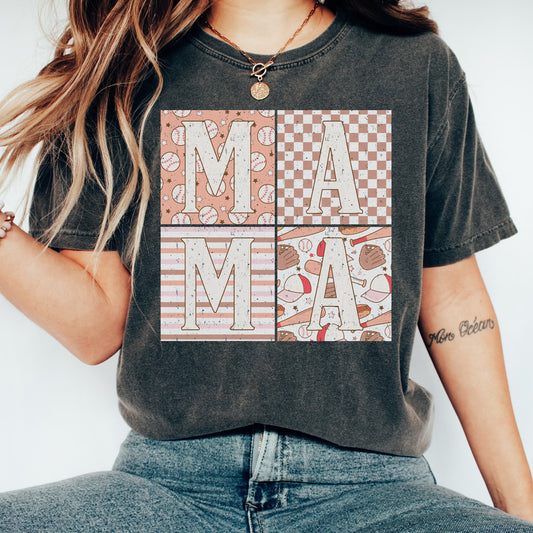 Comfort Colors® Baseball Mama Square Shirt