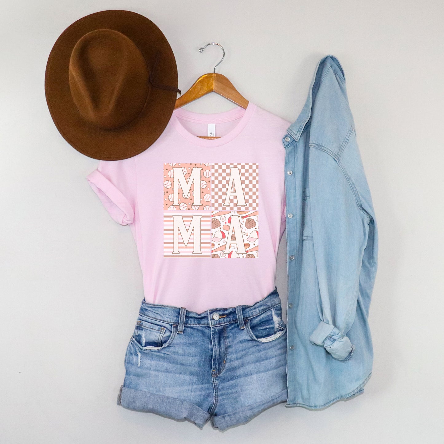 Mama Baseball Square Shirt