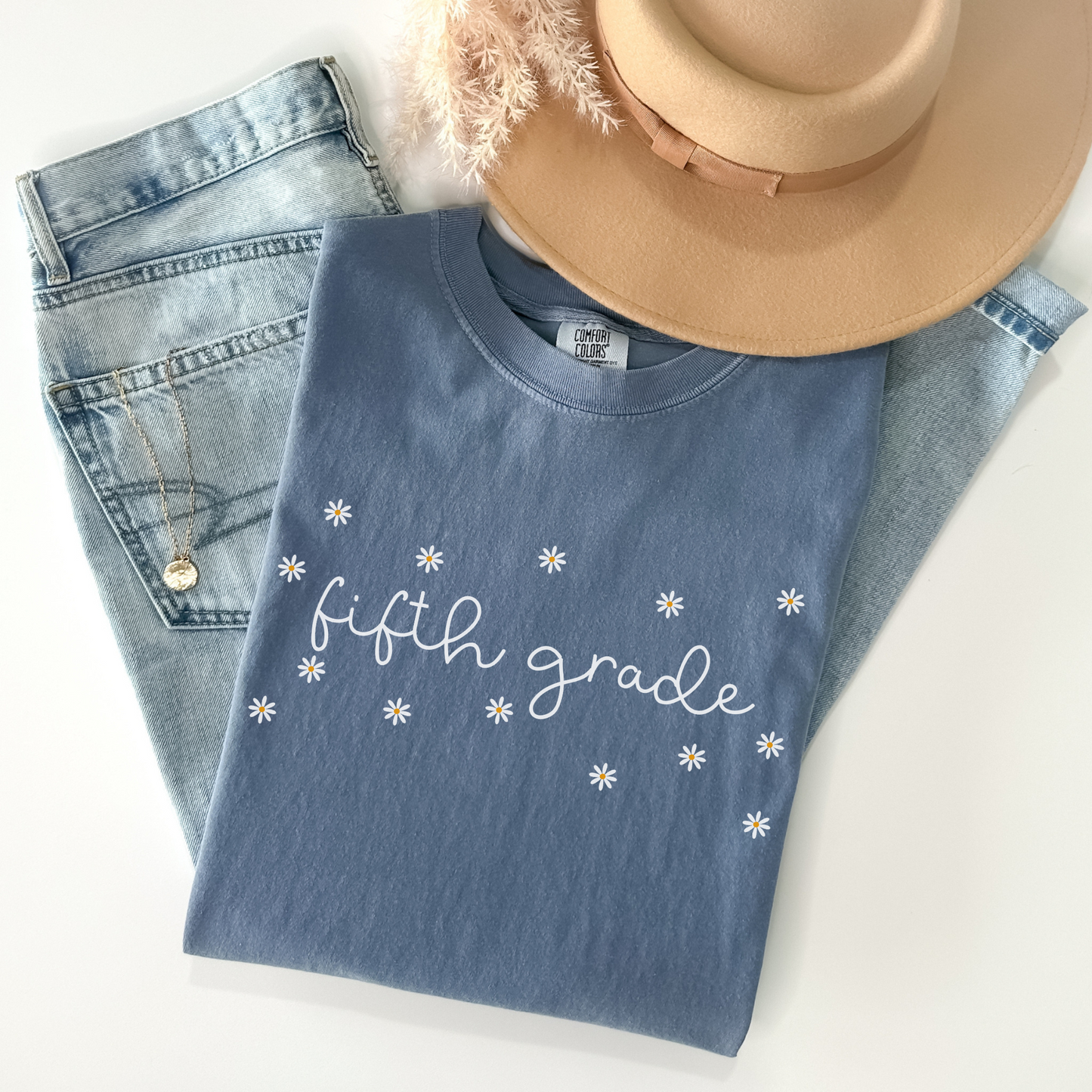 Comfort Colors® Daisies Fifth Grade Shirt