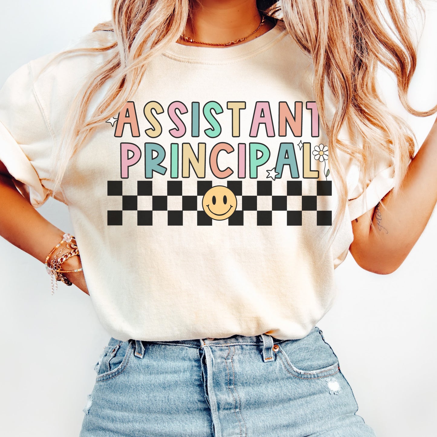 Checkered Assistant Principal 1717 Shirt