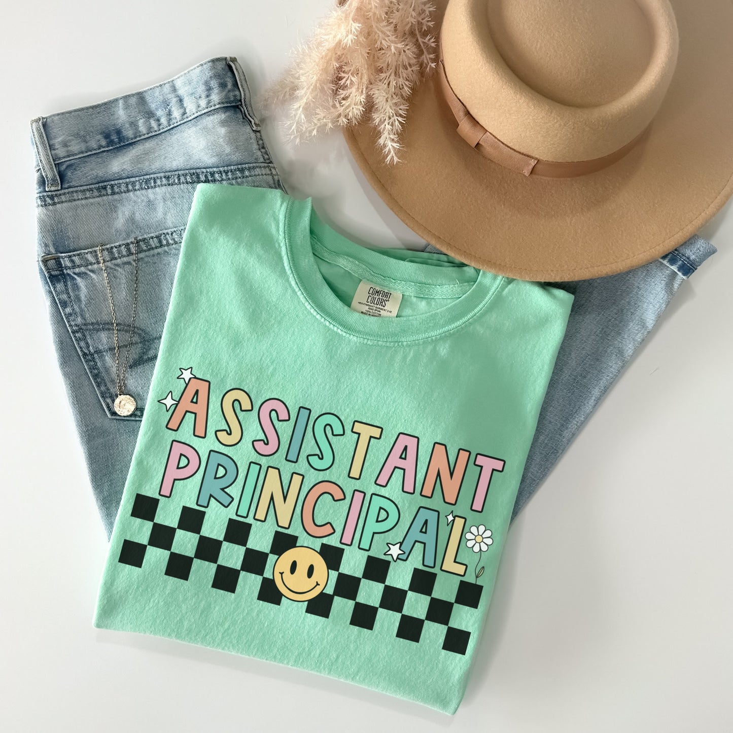 Checkered Assistant Principal 1717 Shirt