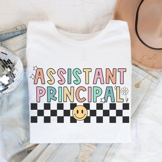 'Checkered' Assistant Principal Shirt