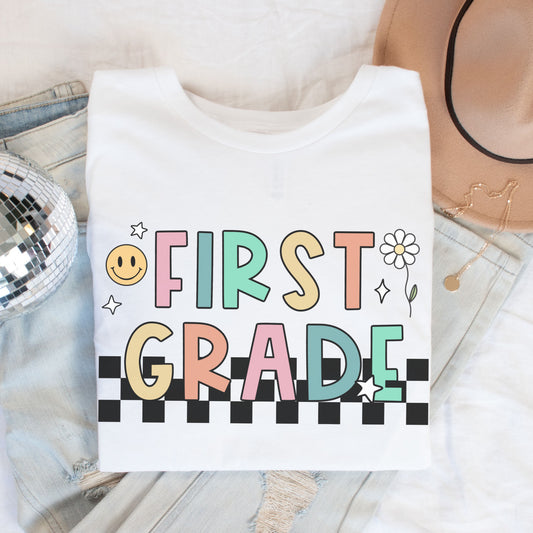 'Checkered' First Grade Shirt