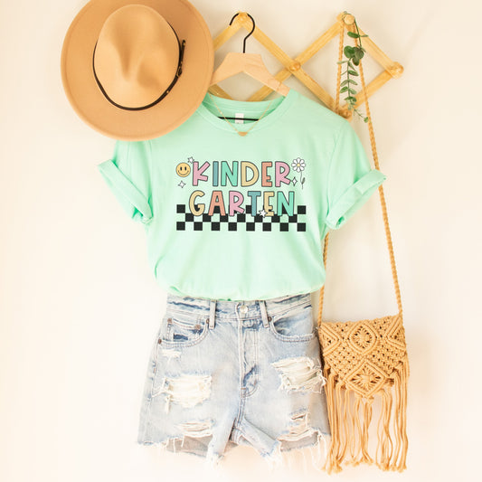 'Checkered' Kindergarten Shirt